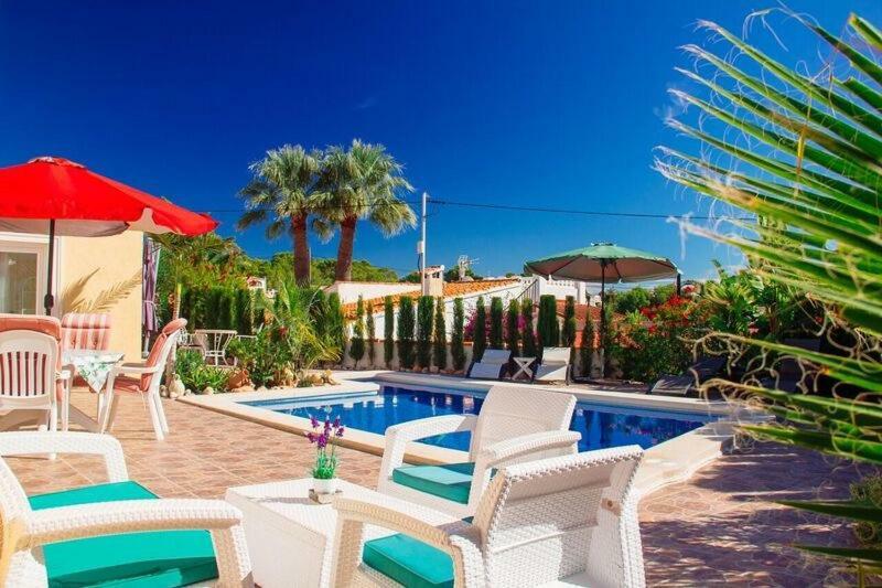 Villa Hayahay With Private Pool & Amazing View Calpe Eksteriør billede